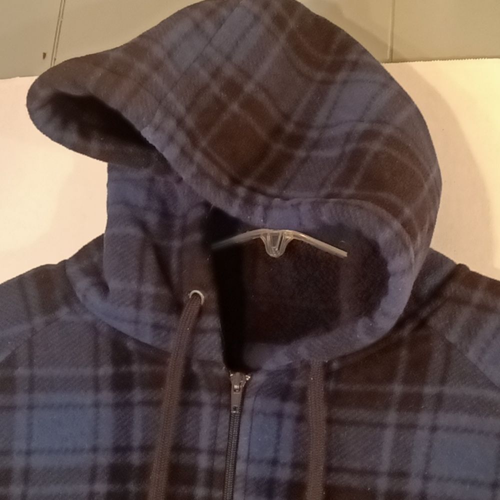 Basic Editions Fleeced Lined Plus Size Plaid Hood… - image 4